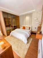 Deluxe Condo | 1 bedroom, premium bedding, pillowtop beds, iron/ironing board