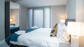 1 bedroom, iron/ironing board, travel crib, WiFi