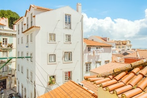 Vue sur la ville depuis l’hébergement