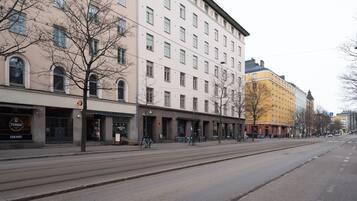 Overnatningsstedets facade