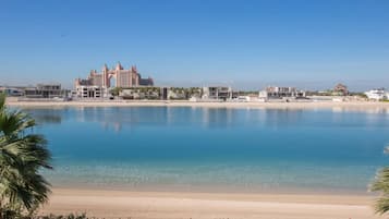 Private beach, white sand