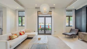 Premium Villa, 6 Bedrooms, Private Pool, Beach View | Living area