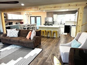 Smart TV, table football, ping pong