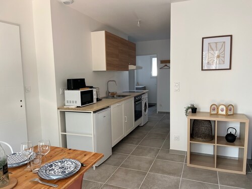 Gite T2 3 min from the lake beach!