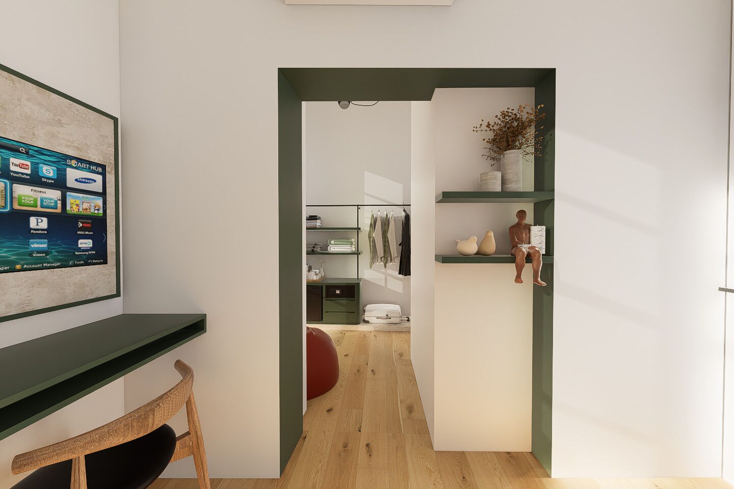 普通開放式套房, 陽台, 城市景觀 | 低過敏寢具、迷你吧、客房內保險箱、隔音