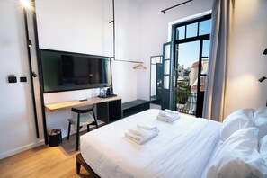 Premium-Doppelzimmer, Balkon, Stadtblick