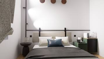 Habitación Premium doble, balcón, vistas a la ciudad | Ropa de cama hipoalergénica, minibar, caja fuerte