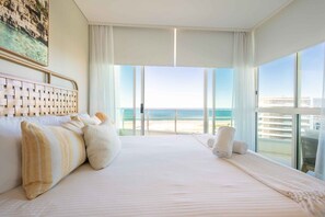 3 bedrooms, desk, iron/ironing board, travel cot