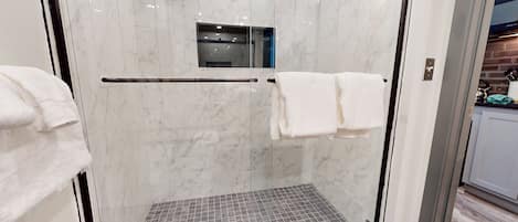 Shower, towels
