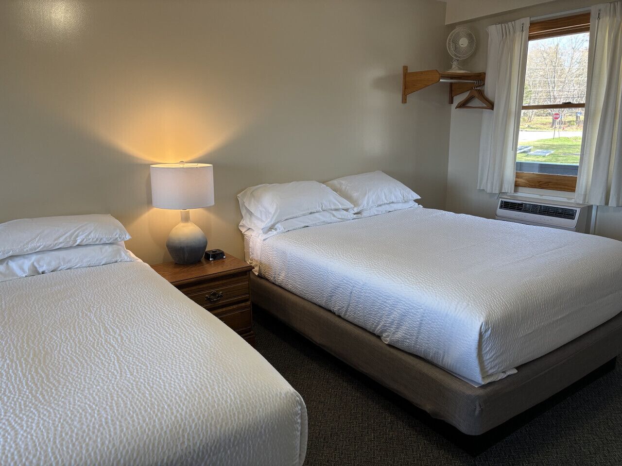 1 bedroom, desk, travel crib, free WiFi