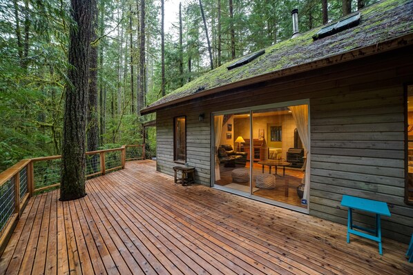 Cabin, 3 Bedrooms, Balcony | Terrace/patio