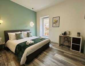 1 bedroom, WiFi, bed sheets - WelcHome Vitorchiano double room with balcony  (Vitorchiano)