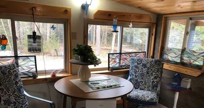 Mountain, WI. Private 2 bdrm cabin w 2 baths. on ATV trail, Pets ok. Firepit.