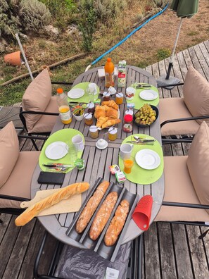 Kontinental frokost er inkludert hver dag