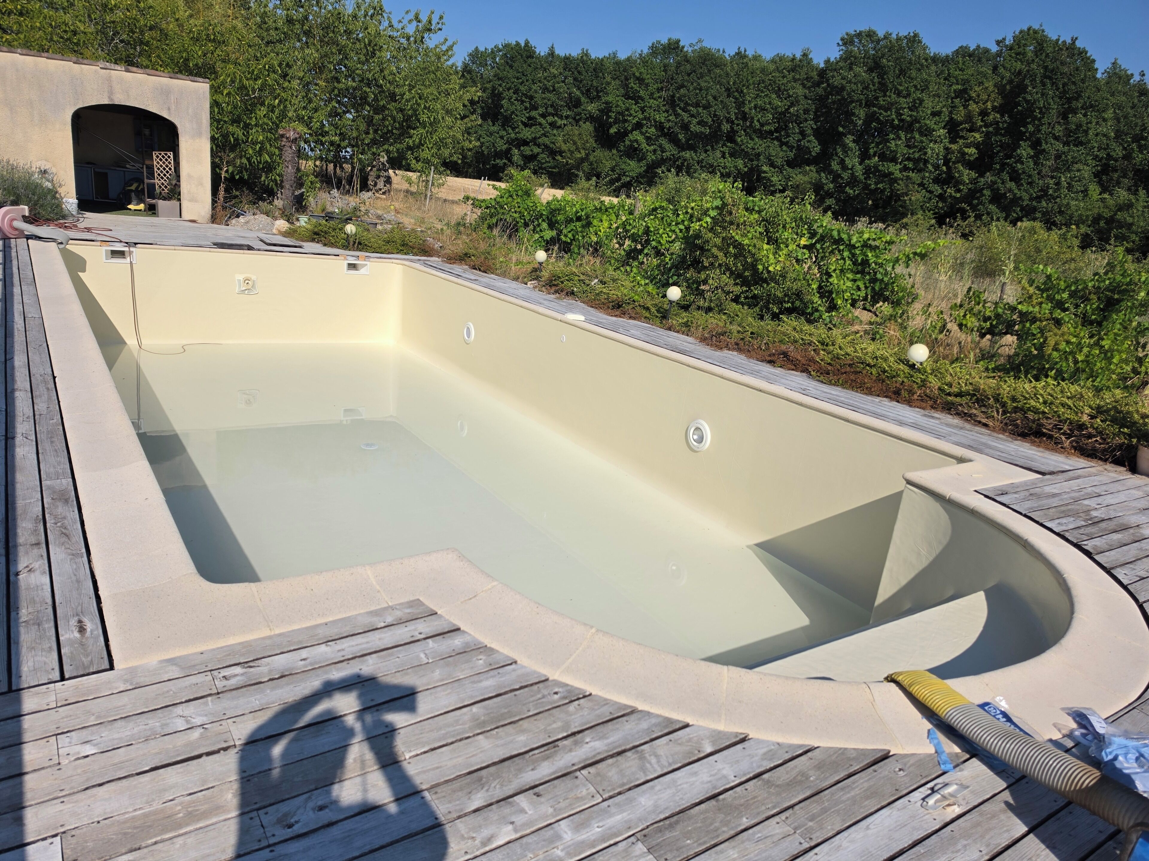 Seasonal outdoor pool