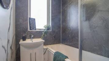 Shower, hair dryer