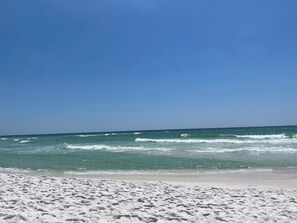 Sun loungers, beach towels
