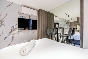 Departamento (3216) | 1 habitación, tabla de planchar con plancha, wifi gratis y ropa de cama 