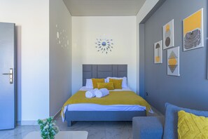 1 soverom, strykejern/-brett, wi-fi (inkludert) og sengetøy