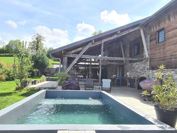 Una piscina climatizada
