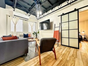 デザイン アパートメント | リビング エリア