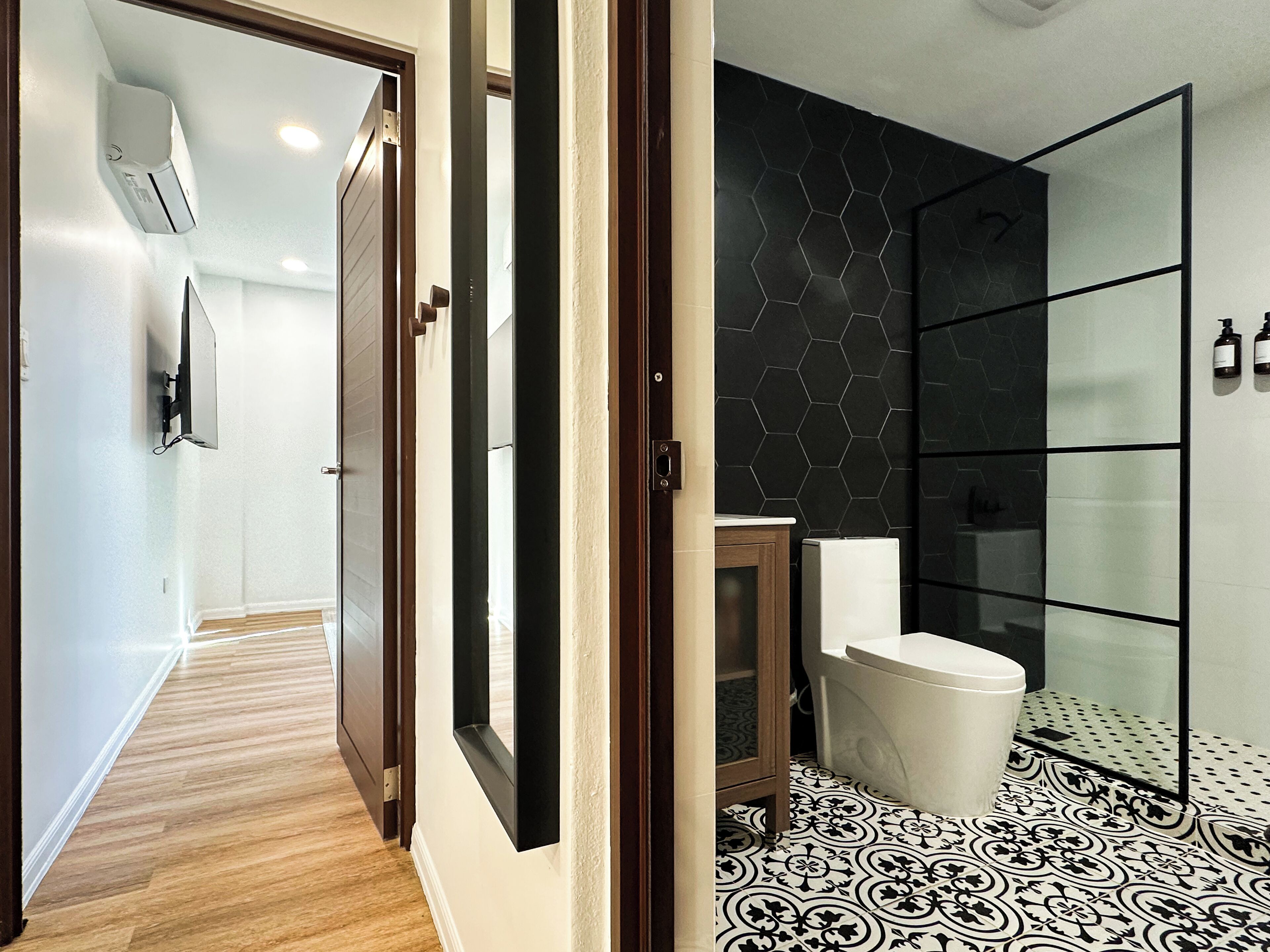 Appartement Design | 2 chambres, espace de travail pour ordinateur portable