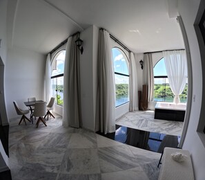 Spiseområde på rommet