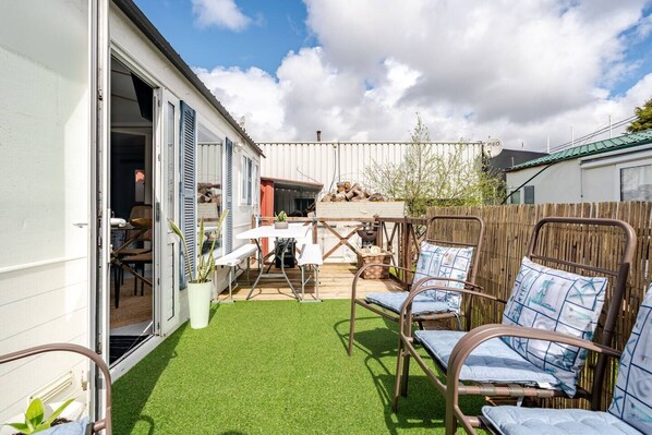 Bungalow, 3 Bedrooms, Kitchenette | Terrace/patio