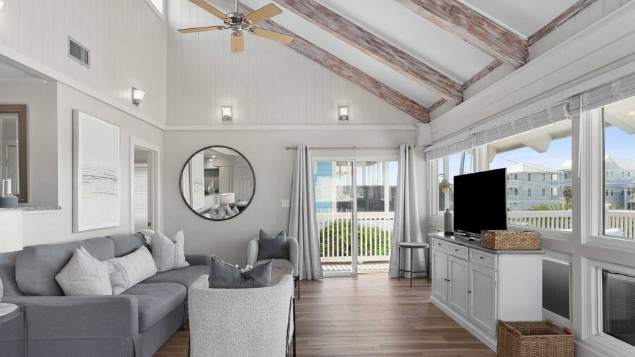 Beach Retreat w/ Sundeck, Golf Cart & Bikes Bungalow House by Avantstay