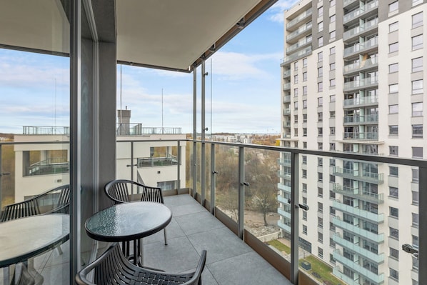 Comfort Apartment, Balcony, City View | Terrace/patio