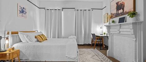 2 bedrooms, iron/ironing board, travel crib, WiFi