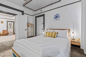 2 bedrooms, iron/ironing board, travel crib, WiFi