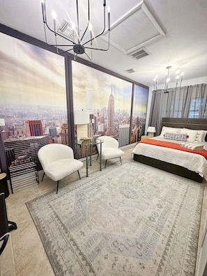 2 bedrooms, in-room safe, iron/ironing board, WiFi
