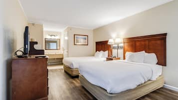 Deluxe Double Room, 2 Double Beds, No Windows | Iron/ironing board, free WiFi