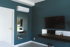 Design-Doppelzimmer, Poolblick