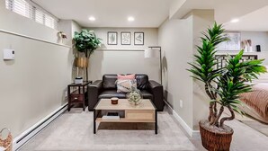 Smart TV, DVD player, books, stereo