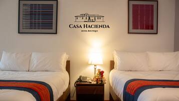 Shower, towels, soap, shampoo