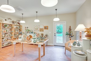 Showcasing a curated selection of ceramic items on display.