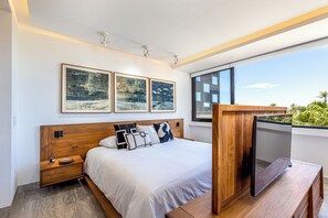 2 bedrooms, desk, WiFi, bed sheets - 2-bedroom Penthouse in the Art District of San José del Cabo. (San José del Cabo)