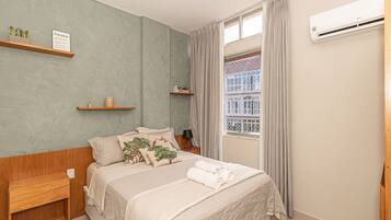 Apartamento luxo, ar-condicionado | 1 quarto, individualmente decorados, individualmente mobiliados