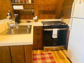 Fridge, microwave, oven, stovetop - Beautiful Ski Chalet with Sauna near Harbor Springs (Harbor Springs)