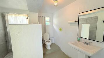 Hair dryer, towels