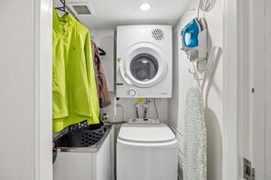 Towels, soap, shampoo