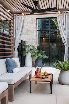 Patio, balcany or terrace at AC Hotel Las Vegas Symphony Park