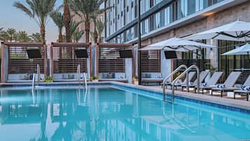 Outdoor pool, pool cabanas (surcharge), pool umbrellas