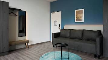 Standard Room, 1 King Bed with Sofa bed | Minibar, laptop workspace, blackout drapes, soundproofing