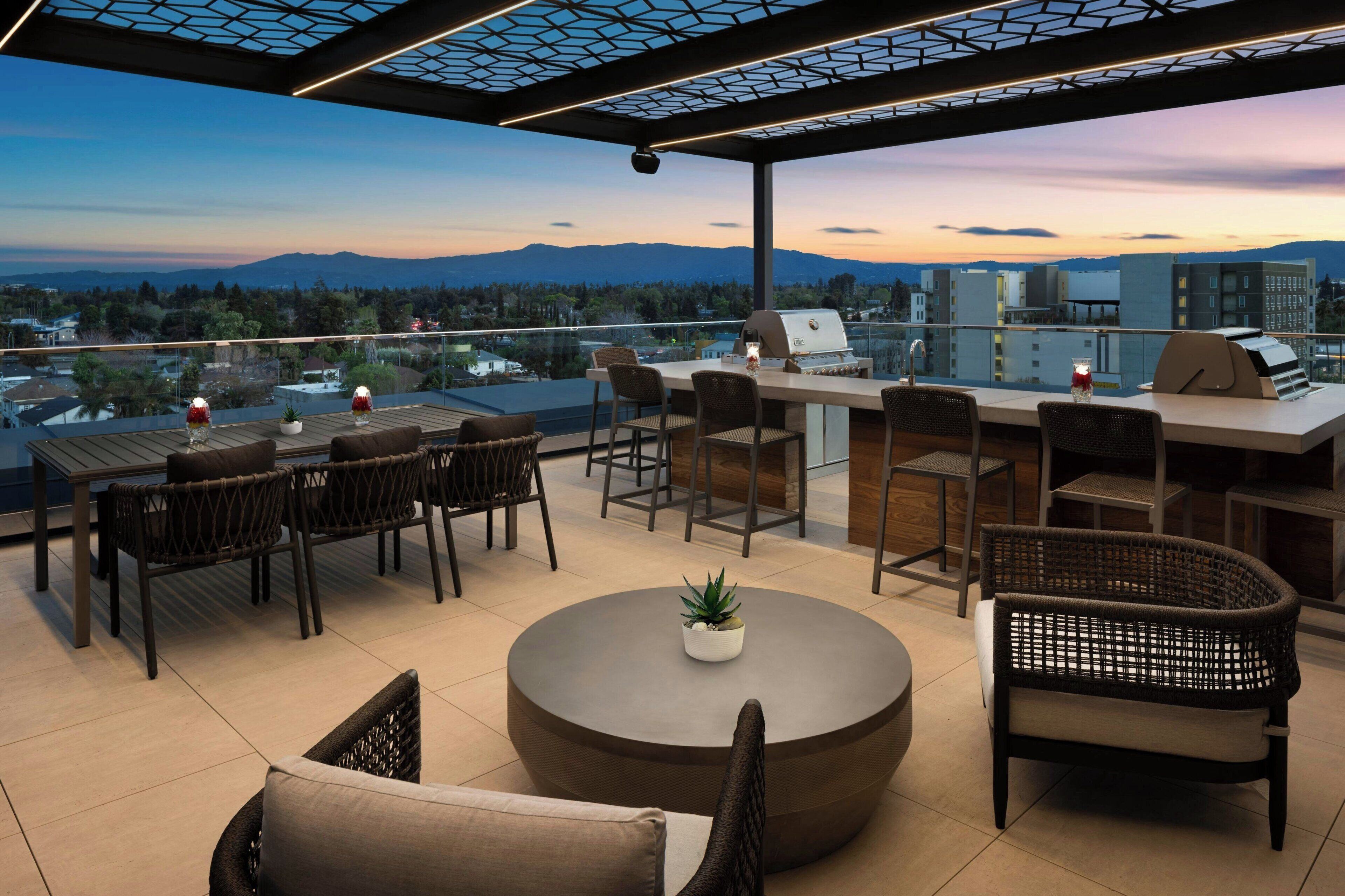 Terrasse sur le toit