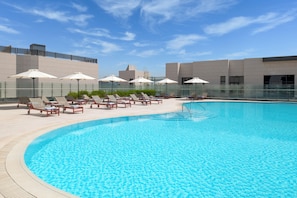 Indoor pool, outdoor pool