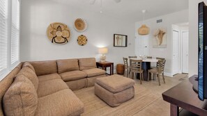 Condo, Multiple Beds, Balcony, Garden View (The Village Unit 626) | Living area | 42-inch flat-screen TV with digital channels