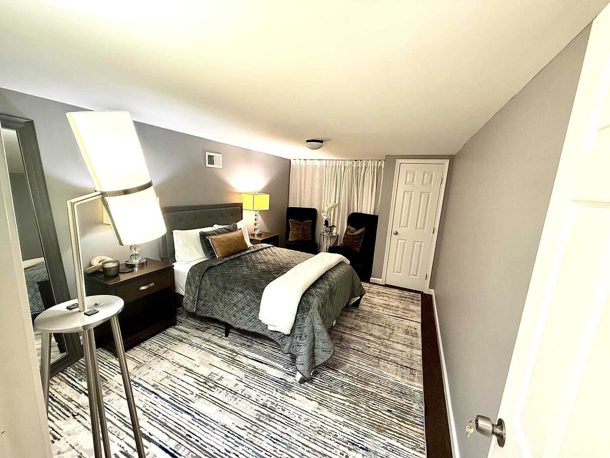 2 chambres, fer et planche à repasser, Wi-Fi, literie fournie